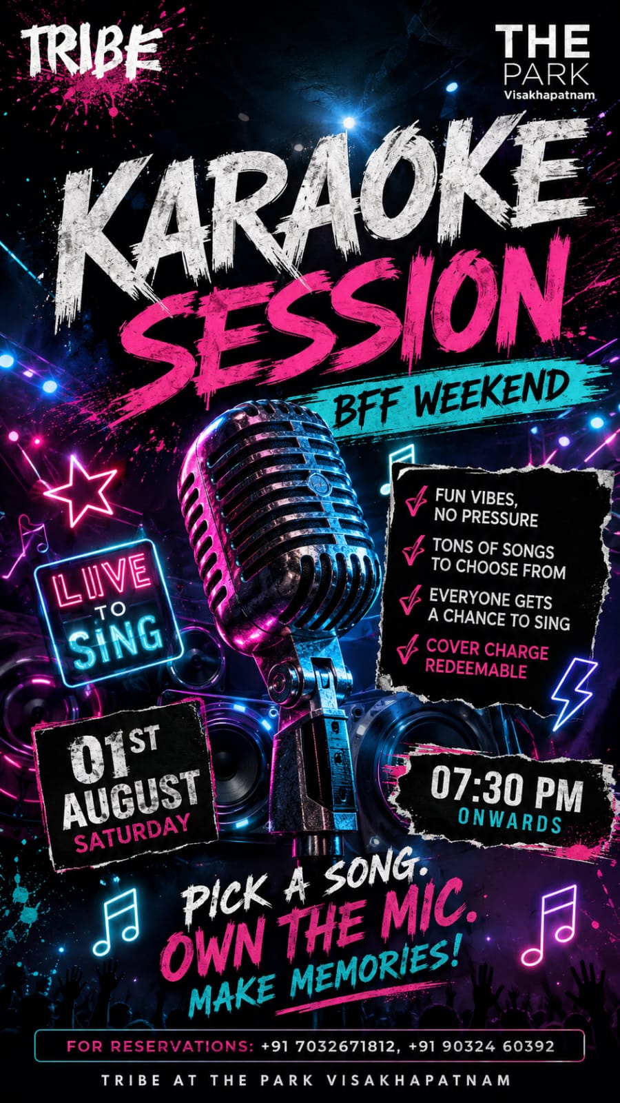 BFF Weekend Vibes- karaoke night