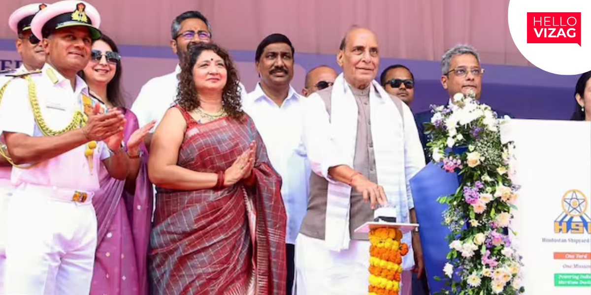 Rajnath Singh Launches First India-Made Fleet Support Ship in Vizag