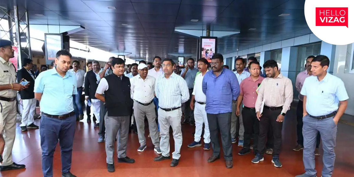 DRM Conducts Surprise Inspection at Visakhapatnam Railway Station