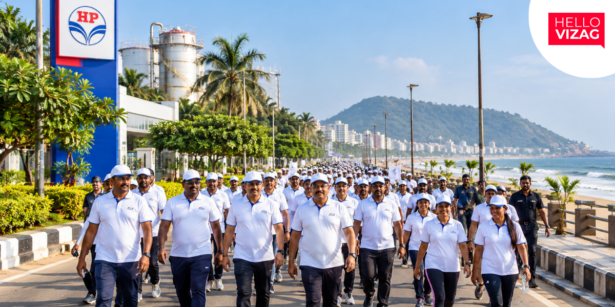HPCL Organises Walkathon in Visakhapatnam to Promote Vigilance Awareness