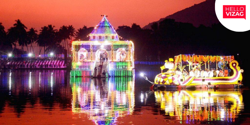 1,500 Devotees Participate in Annual Teppotsavam Festival at Simhachalam