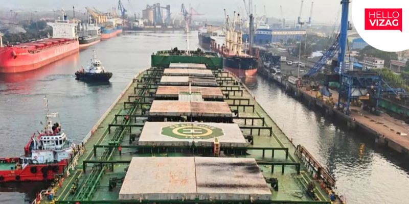Vizag Port Successfully Berths 292-Metre Cape-Sized Bulk Carrier