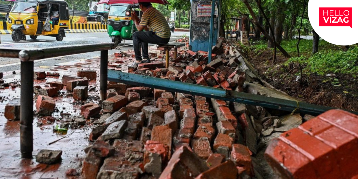Deep Depression Wreaks Havoc in North Andhra; Heavy Rain Leaves Four Dead, Several Areas Flooded