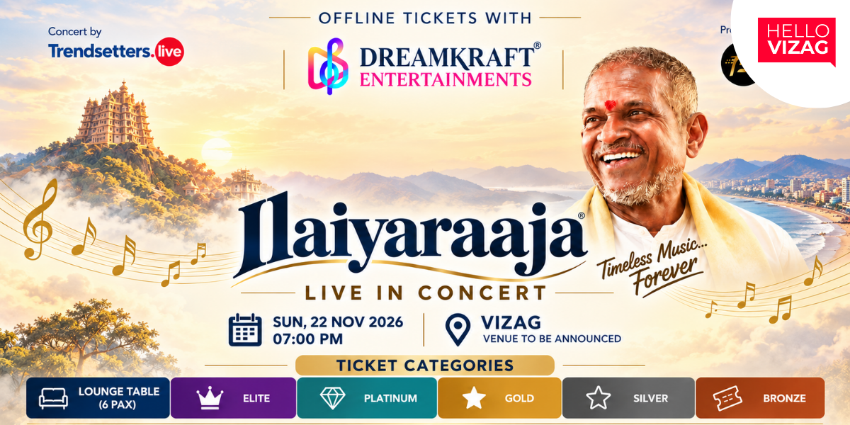 dreamkrafts entertainment is the official off line ticketing partner for nov 22 , Ilayaraja live concert