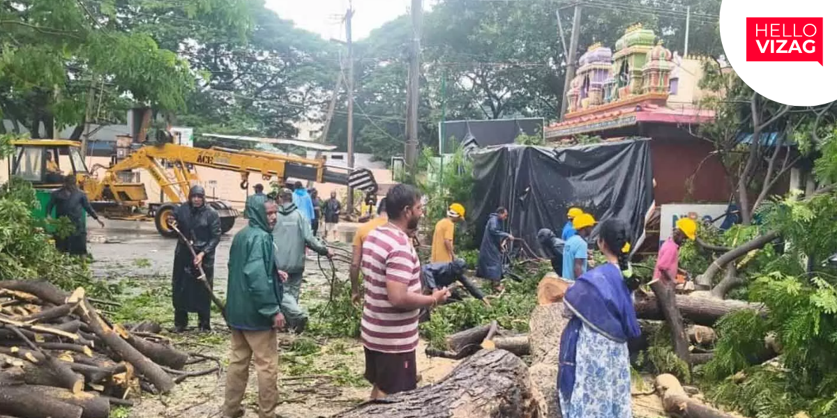 Incessant Rains Lash Visakhapatnam for Third Consecutive Day