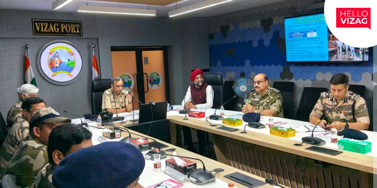 CISF Chief Reviews Security Measures at Vizag Steel Plant and Port