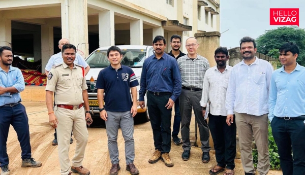 ArcelorMittal Nippon Steel Team Visits Proposed Steel Plant Site Near Vizag