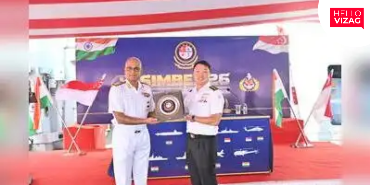 India and Singapore Navies Begin 33rd Edition of SIMBEX in Visakhapatnam