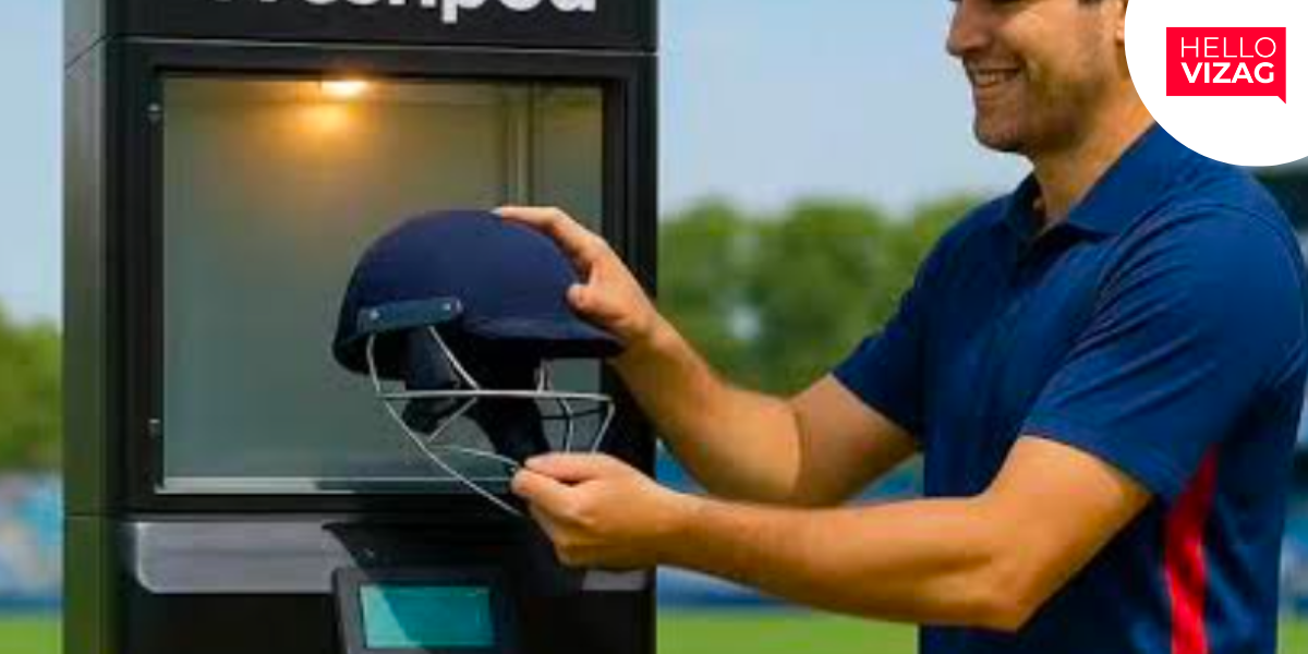 Vizag Gets an Automatic Helmet Cleaner!
