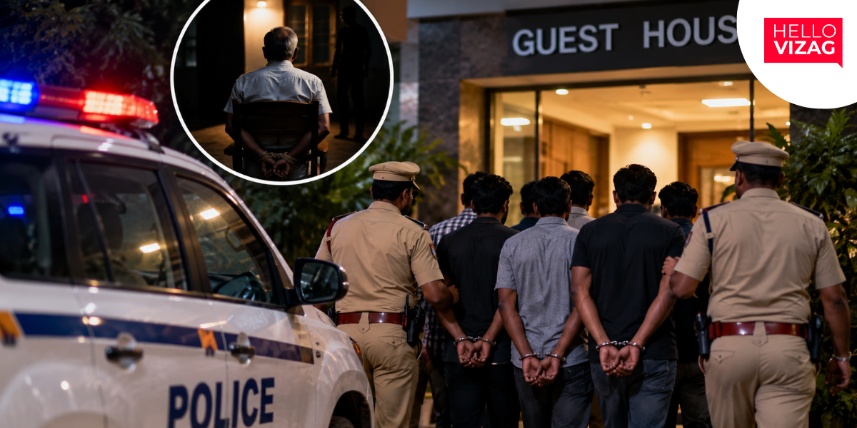 Retired IRS Officer Rescued from Vizag Guest House; 10 Arrested in Kidnapping Case