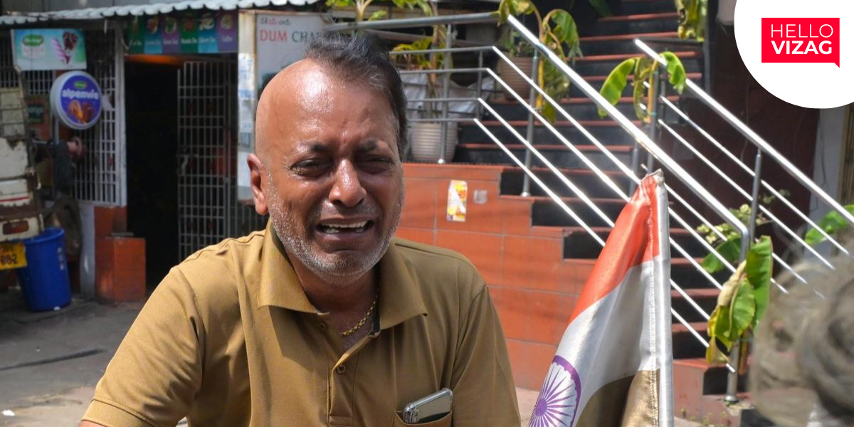 Former YSRCP Corporator Bipin Jain Shaves Half His Head in Protest Over Denial of B-Form in Vizag