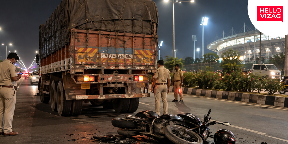 31-Year-Old Techie Killed as Lorry Rams Bike at PM Palem in Vizag