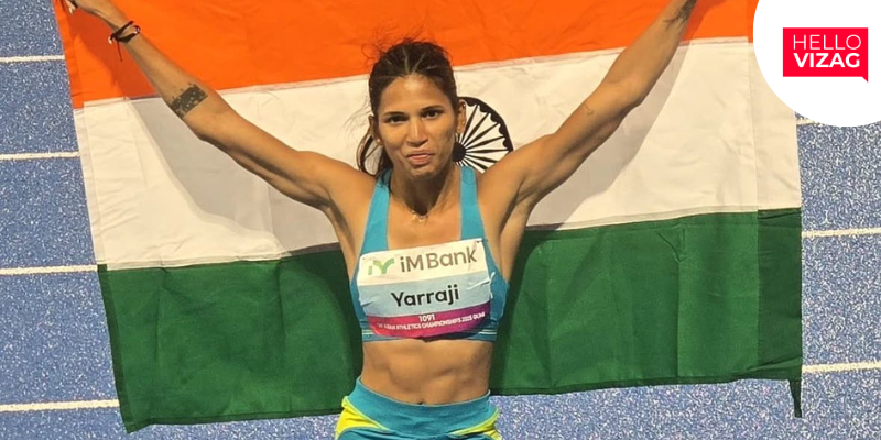 Jyothi Yarraji Breaks Competition Record, Defends Gold in 100m Hurdles at Asian Athletics Championships