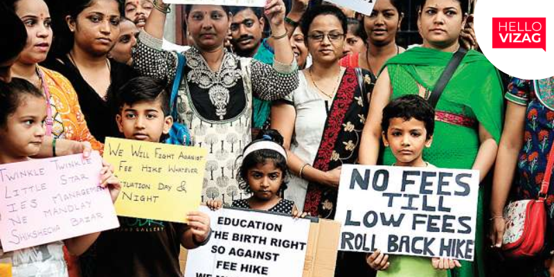 Parents' Protest in Visakhapatnam Forces Private School to Roll Back Fee Hike