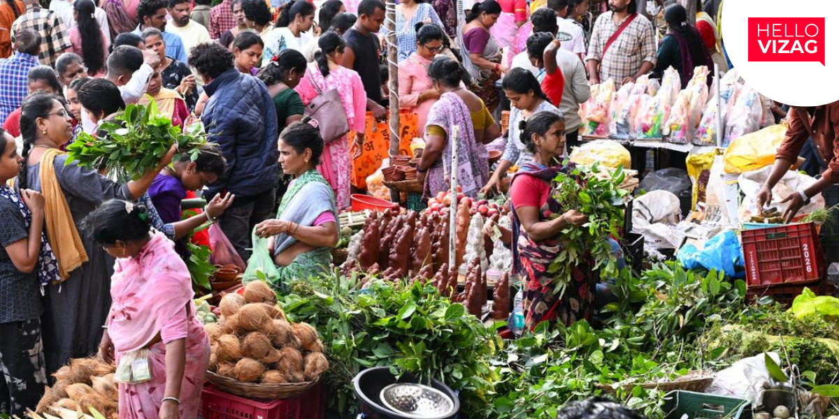 Vizag Markets Buzz with Last-Minute Vinayaka Chavithi Shopping