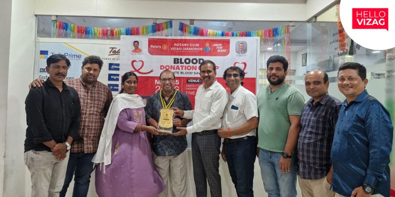 Rotary Vizag Diamonds Steps Up: Blood Donation Camp Tackles Summer Shortage in Visakhapatnam