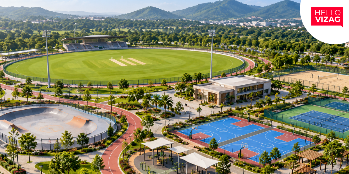 ₹9.09-Crore Modern Sports Complex Planned at Pedagantyada in Visakhapatnam