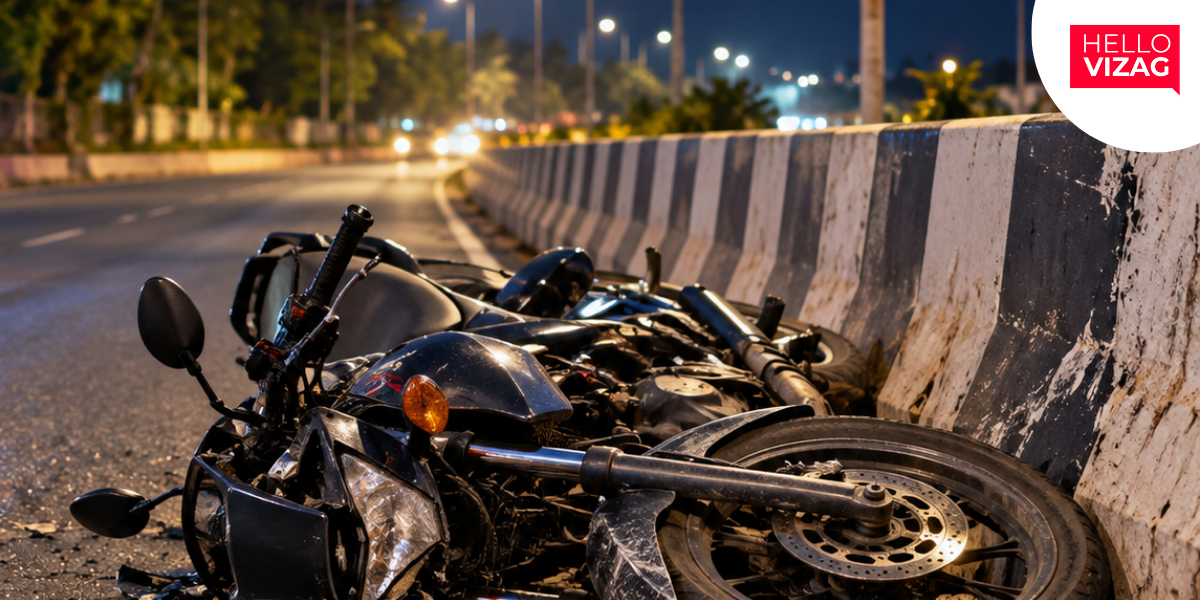 Overspeeding Claims Lives of Two Young Men in Bheemunipatnam, Vizag