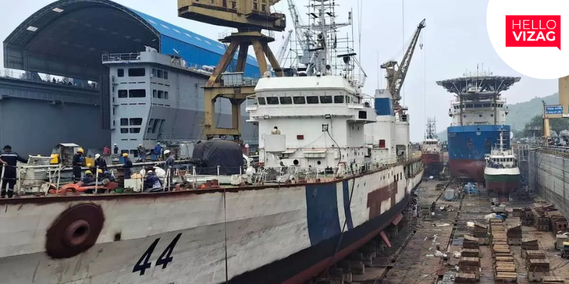 HSL’s Ship Repair Complex in Vizag Sees Surge in Activity