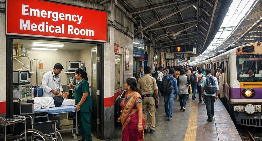 24×7 Emergency Medical Unit Opens at Visakhapatnam Railway Station