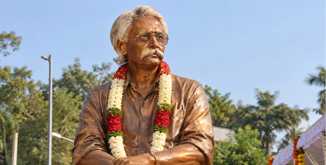 Bronze Statue of Late Thota Sudhakara Prasad Unveiled in Visakhapatnam